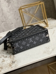 Louis Vuitton Clutch Box Monogram Eclipse Canvas in Grey - Trunks and Travel M20251