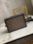 Louis Vuitton Clutch Box Monogram Macassar Canvas in Brown - Trunks and Travel M20252