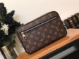 Louis Vuitton Monogram Macassar Canvas Kasai Clutch M42838