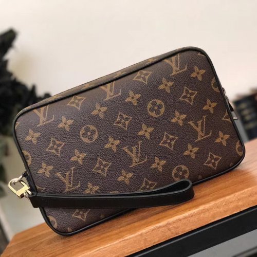 Louis Vuitton Monogram Macassar Canvas Kasai Clutch M42838 Louis Vuitton Monogram Macassar Canvas Kasai Clutch M42838