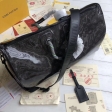 Louis Vuitton Monogram Eclipse Glaze Keepall Bandouliere 50 M43901 Gray