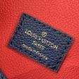Louis Vuitton Pochette Toilette 26 Monogram Empreinte Leather in Navy/Red - Travel M45665