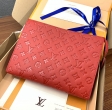 Louis Vuitton Pochette Toilette 26 Monogram Empreinte Leather in Red - Travel M45666