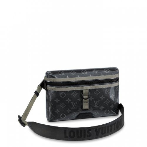 Louis Vuitton Monogram Eclipse Glaze Messenger PM M52218