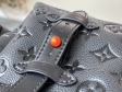 Louis Vuitton Monogram Empreinte Leather Christopher Backpack M53285 Black