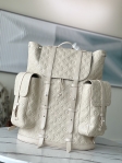 Louis Vuitton Monogram Empreinte Leather Christopher Backpack M53286 Beige