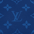 Louis Vuitton Keepall Bandoulière 50 K45 Taiga cowhide Pacific Blue - Men - Travel M53766