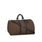 Louis Vuitton Keepall Bandoulière 55 MONOGRAM MACASSAR - Women - Personalization M56714
