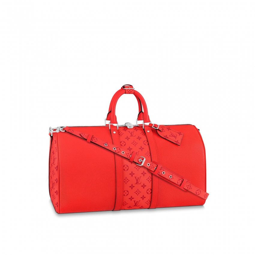Louis Vuitton Keepall Bandouliere 50 K45 Red - Men - Travel M59337