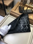 Louis Vuitton Monogram Eclipse Vivienne mascot Pochette Apollo M62904