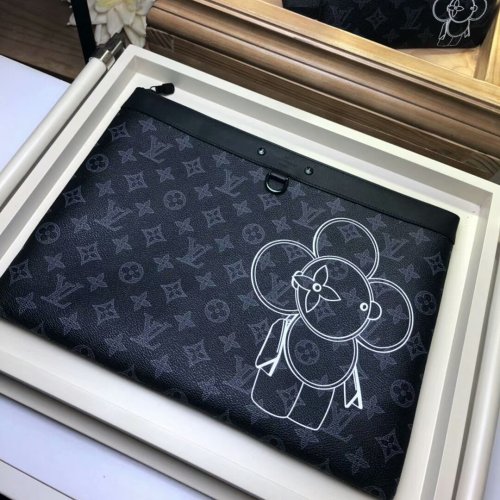 Louis Vuitton Monogram Eclipse Vivienne mascot Pochette Apollo M62904 Louis Vuitton Monogram Eclipse Vivienne mascot Pochette Apollo M62904