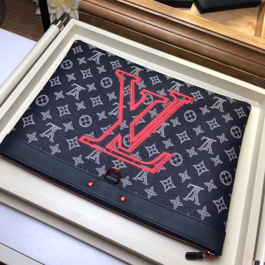 Louis Vuitton Monogram Upside Down Canvas Pochette Apollo M62905