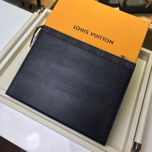 Louis Vuitton Monogram Eclipse Epi Pochette Voyage MM M67736
