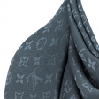 Louis Vuitton Monogram Blanket Shawl - Oversized Square Black Scarf M76876
