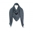 Louis Vuitton Monogram Blanket Shawl - Oversized Square Black Scarf M76876