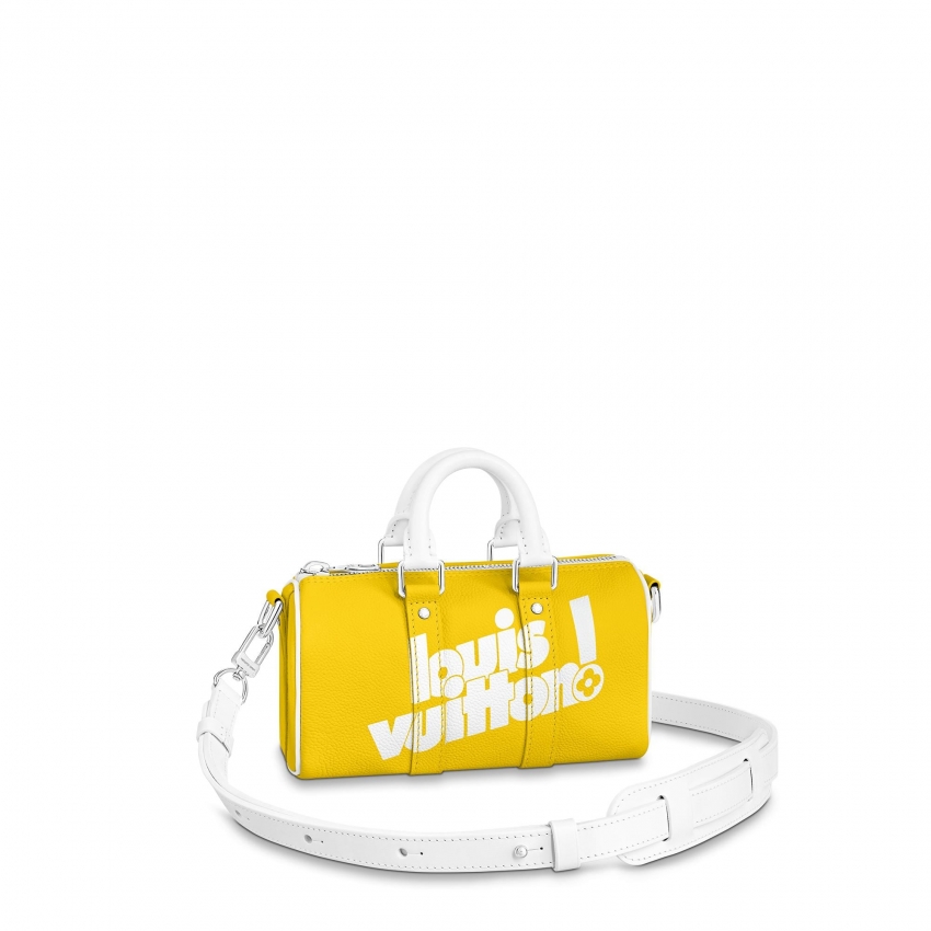 Louis Vuitton Keepall XS Cowhide Leathers Yellow - Men - Bags M80842