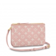 Louis Vuitton Double Zip Pochette Monogram Empreinte Leather - Women - Small Leather Goods M81429