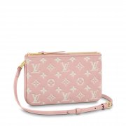 Louis Vuitton Double Zip Pochette Monogram Empreinte Leather - Women - Small Leather Goods M81429