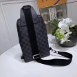 Louis Vuitton Damier Graphite Men Avenue Sling Bag Explores N41056