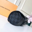 Louis Vuitton 3 Watch Case Damier Graphite Canvas in Black- Travel N41137