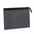 Louis Vuitton Damier Graphite canvas Pochette Voyage GM N60054