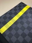 Louis Vuitton Damier Graphite Stripe Pochette Voyage MM N60107 Helios