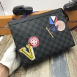 Louis Vuitton Damier Graphite Stickers Pochette Voyage MM N64442