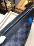 Louis Vuitton Damier Graphite Stripe Pochette Voyage MM N64444 Neon