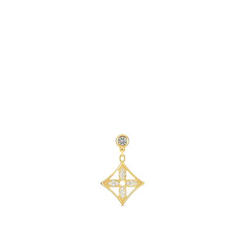 Louis Vuitton Idylle Blossom Ear Stud, Yellow Gold And Diamonds - Per Unit - Women - Jewelry Q06168