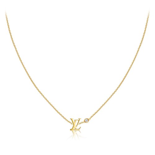 Louis Vuitton Idylle Blossom LV Pendant, Yellow gold and diamond - Women - Jewelry Q93626
