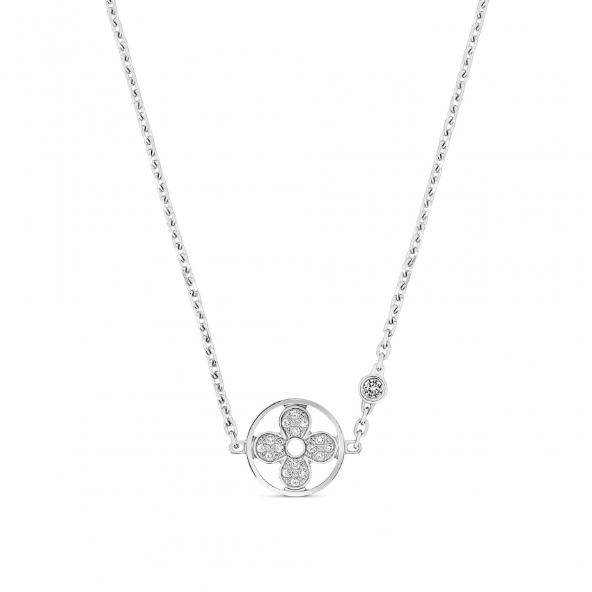 Louis Vuitton Idylle Blossom Pendant, White Gold And Diamonds - Women - Jewelry Q93872
