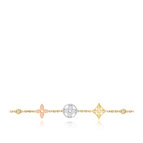 Louis Vuitton Idylle Blossom bracelet, 3 golds and diamonds - Women - Jewelry Q95286