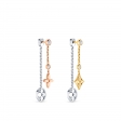 Louis Vuitton Blossom long earrings, 3 golds and diamonds - Women - Jewelry Q96413