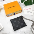 Louis Vuitton Monogram Eclipse Canvas Kirigami Necklace N60285