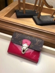 Louis Vuitton Patent Calf Leather Cherrywood Compact Wallet M61912