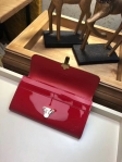 Louis Vuitton Patent Calf Leather Cherrywood Wallet M62558 Red