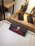 Louis Vuitton Monogram Canvas Flower Wallet M62566 Purple