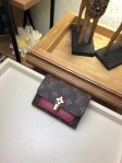 Louis Vuitton Monogram Canvas Flower Compact Wallet M62567 Purple