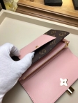 Louis Vuitton Monogram Canvas Flower Wallet M62577 Pink