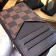 Louis Vuitton Damier Ebene Canvas Coin Card Holder N64038