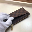 Louis Vuitton Damier Ebene Canvas Coin Card Holder N64038