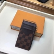 Louis Vuitton Damier Ebene Canvas Coin Card Holder N64038