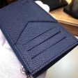 Louis Vuitton Taiga Calf Leather Coin Card Holder M62914 Navy