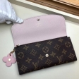 Louis Vuitton Monogram Canvas Emilie Wallet M62941 Pink