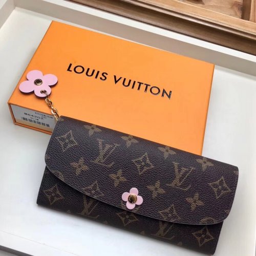 Louis Vuitton Monogram Canvas Emilie Wallet M62941 Pink