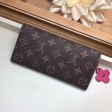 Louis Vuitton Monogram Canvas Emilie Wallet M64202 Purple