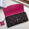 Louis Vuitton Monogram Canvas Emilie Wallet M64202 Purple