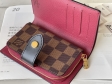 Louis Vuitton Juliette Wallet Damier Ebene Canvas in Purple - Women - Small Leather Goods M69433PU