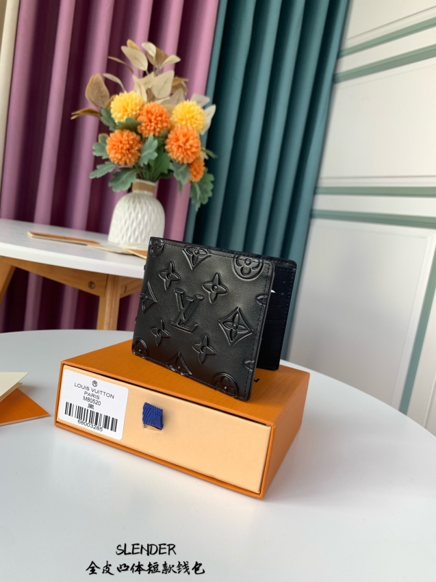 Louis Vuitton Slender Wallet Other Leathers in Black - Men - Small Leather Goods M80520BK