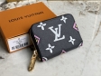 Louis Vuitton Zippy Coin Purse Autres Toiles Monogram in Black - Small Leather Goods M80677